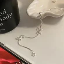 Pulsera Coquette en Plata 925 – Un Encanto de Lazo y Dulzura 3
