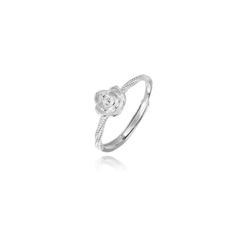 Promesa en Rosa" – Anillo Sofisticado con Diseño Floral 2