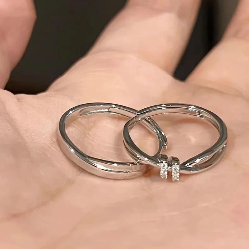 Anillos Dúo Entrelazado 2