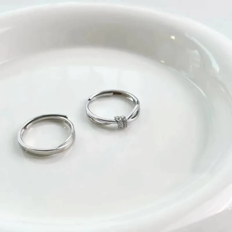 Anillos Dúo Entrelazado 5
