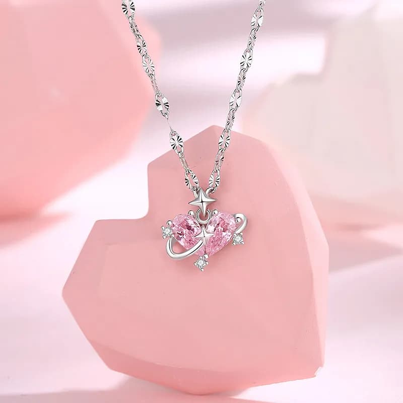 Collar Órbita de Amor Estelar