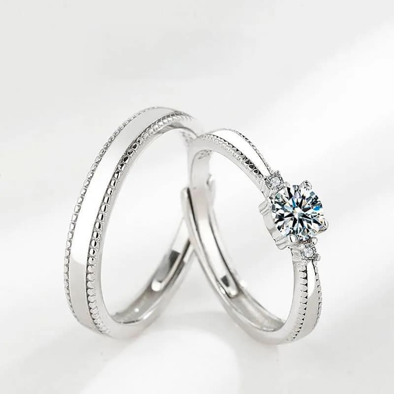 Eterno Brillo – Set de Anillos de Promesa 2