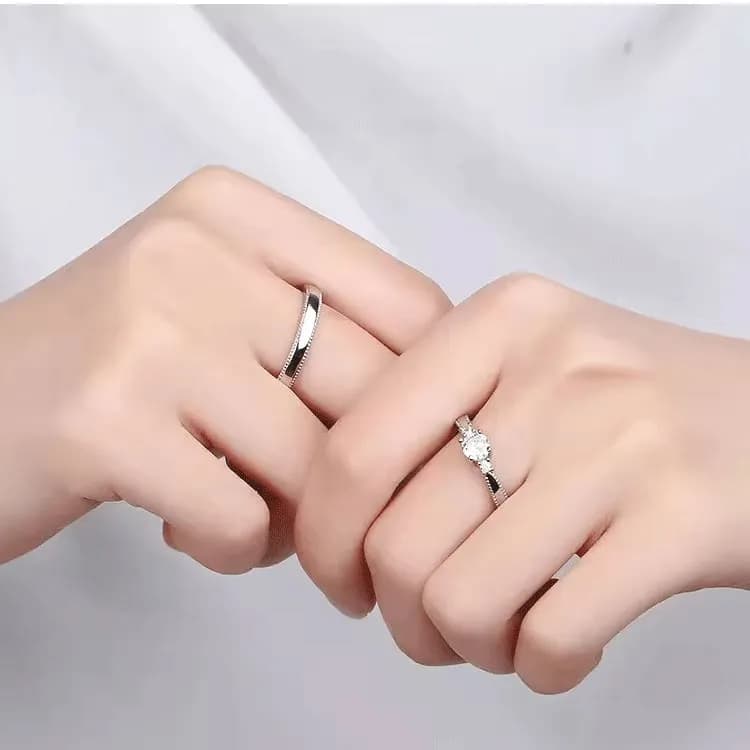 Eterno Brillo – Set de Anillos de Promesa 4