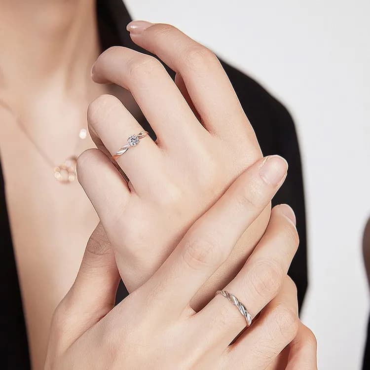 Anillos de Pareja "Destinos Cruzados" 2