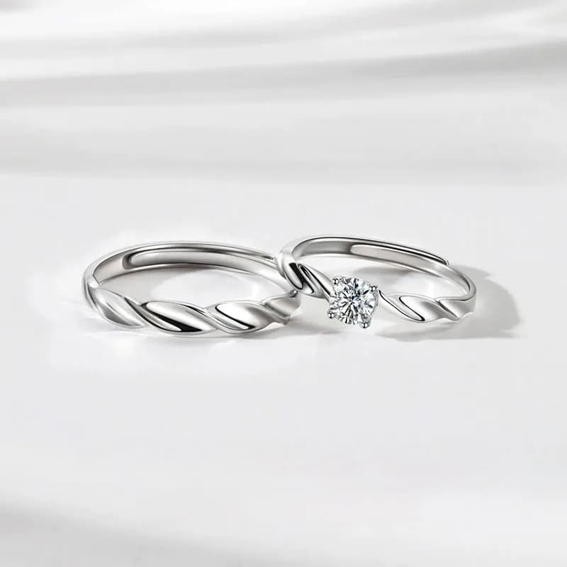 Anillos de Pareja "Destinos Cruzados" 5