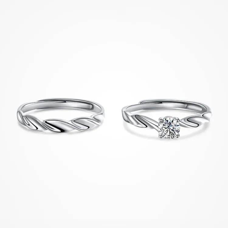 Anillos de Pareja "Destinos Cruzados" 8