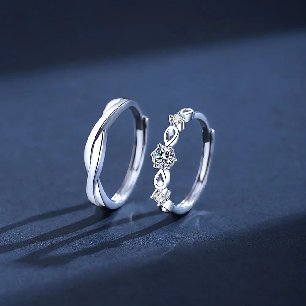 Amor imperial :Anillo de plata de ley S925