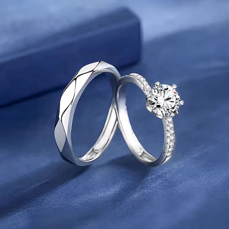 LA ELECCION IDEAL: ANILLO DE COMPROMISO EN PLATA 925 CON BRILLO ETERNO 3